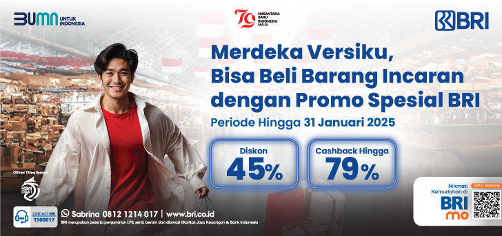 Promo BRI Spesial HUT RI ke 79