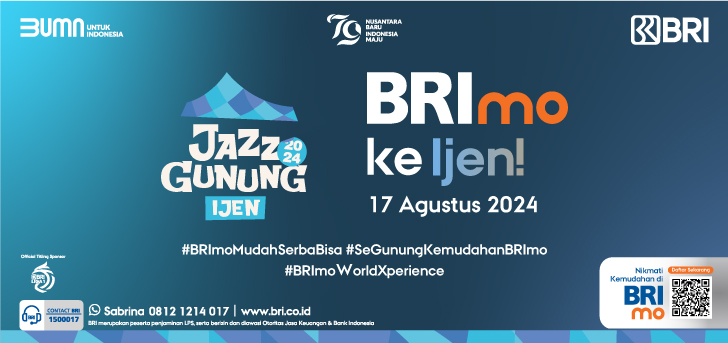 Rayakan 17 Agustus 2024 di Jazz Gunung Ijen bersama BRImo!