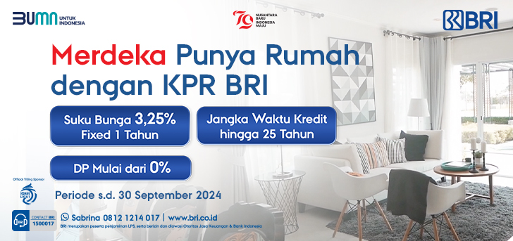 Yuk Merdeka di Rumah Sendiri Bersama KPR BRI