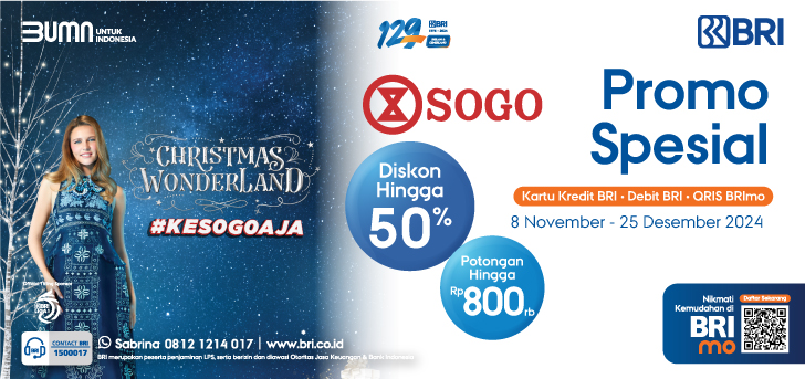 Promo Spesial SOGO Christmas Wonderland