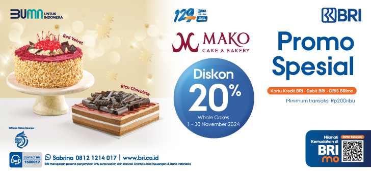 Promo Spesial MAKO Whole Cakes