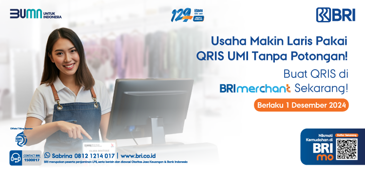 Nikmati transaksi tanpa dikenakan biaya dengan QRIS UMI MDR 0%