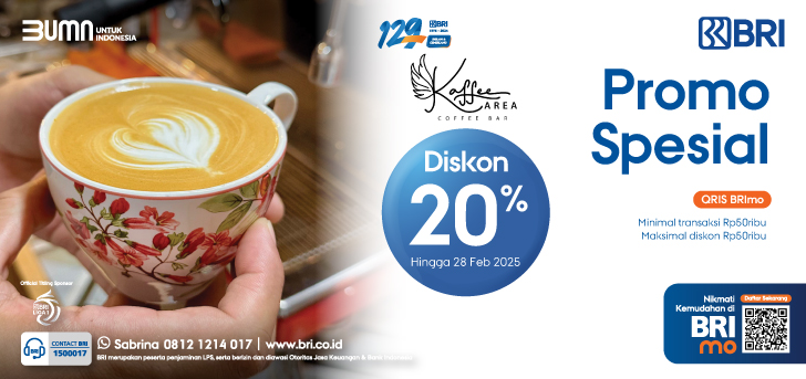 Promo Cashback Kaffee Area Coffee Bar