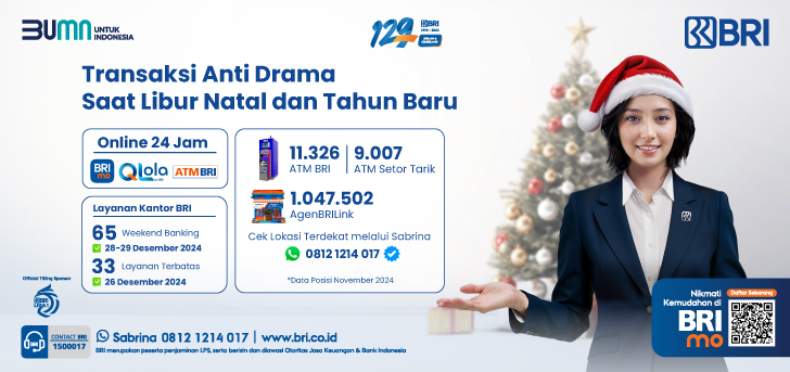 Layanan Terbatas Natal dan Tahun Baru