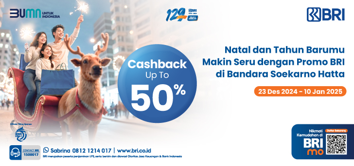 Promo BRImo di Bandara Soekarno Hatta