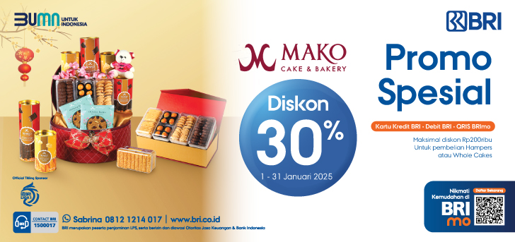 Promo Spesial MAKO Hampers & Whole Cakes