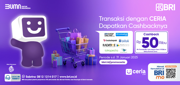 Promo Ceria Cashback