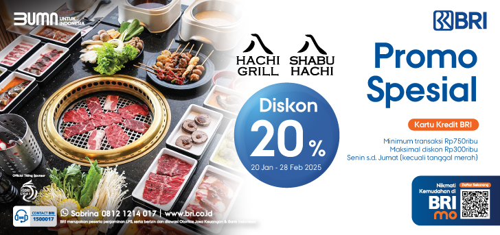 Promo Hachi Grill & Shabu Hachi