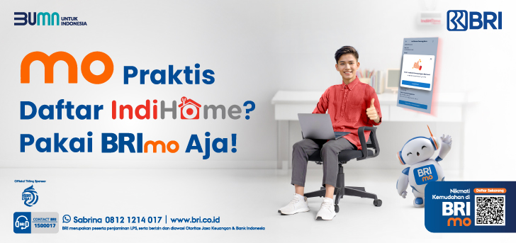 Daftar Indihome Praktis Pakai BRImo!