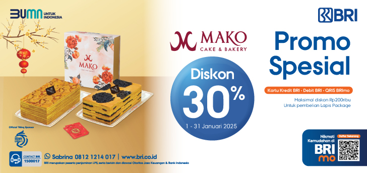 Promo Diskon 30% MAKO Lapis Package