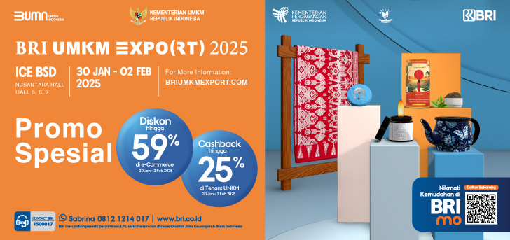 Dapatkan Promo Spesial Produk UMKM Indonesia di BRI UMKM EXPO(RT) 2025