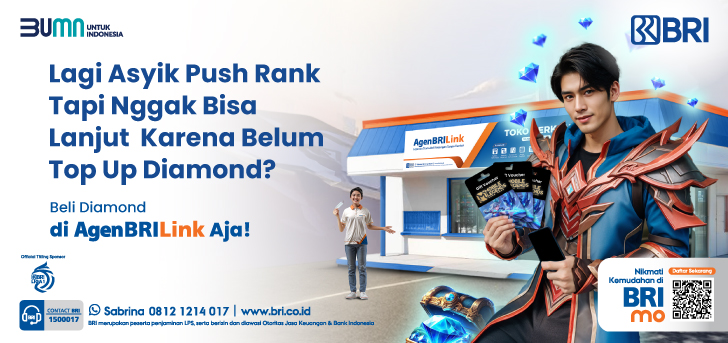 Top Up Mobile Legend Lewat AgenBRILink