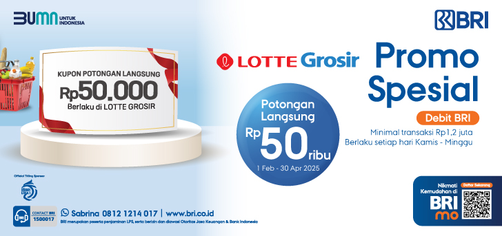 Promo BRI di Lotte Grosir