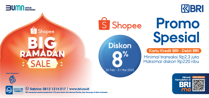 Promo BRI Shopee