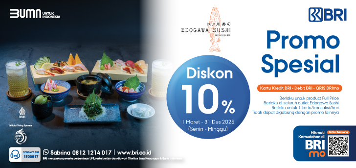 Promo Spesial Edogawa Sushi