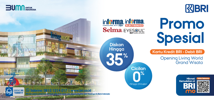 Promo Spesial Opening Living World Grand Wisata