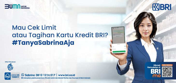 Cek Limit dan Tagihan Kartu Kredit di Sabrina
