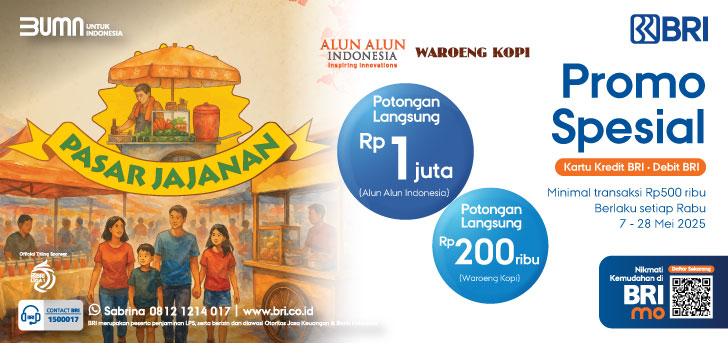 Promo Spesial Rabu Ceria Waroeng Kopi dan Alun Alun Indonesia