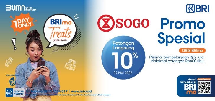 Promo Spesial SOGO BRImo Treats