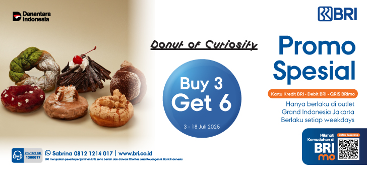 Promo Spesial Donut Curiosity