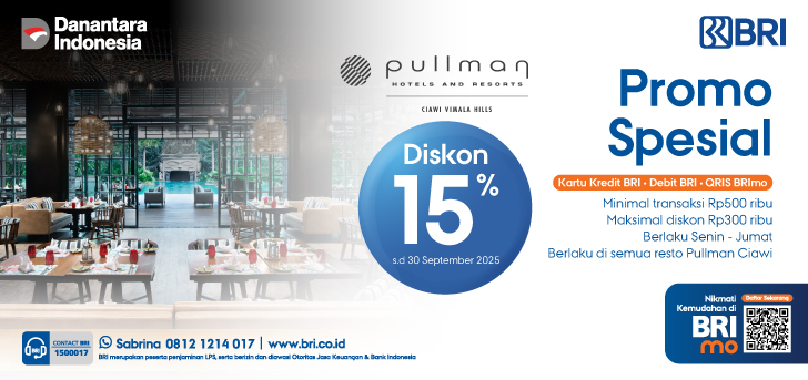Promo Spesial Pullman Resto Ciawi