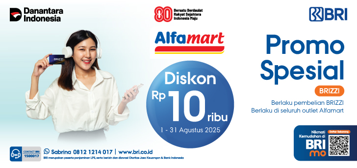 Promo Spesial Alfamart BRIZZI