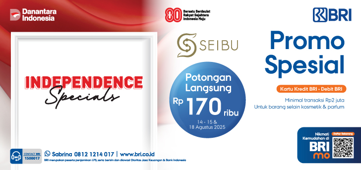 Promo Spesial Seibu (Independence Celebration Deals)