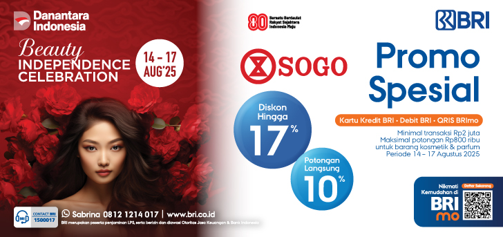 Promo Spesial Sogo (Beauty Independence)