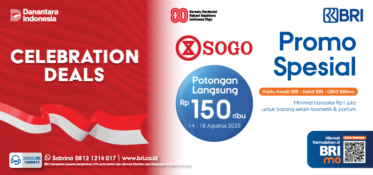 Promo Spesial Sogo (Independence Celebration Deals)