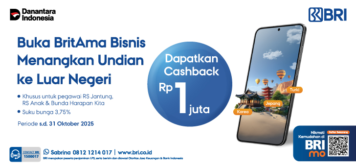 Buka BRItAma Bisnis Menangkan Undian ke Luar Negeri