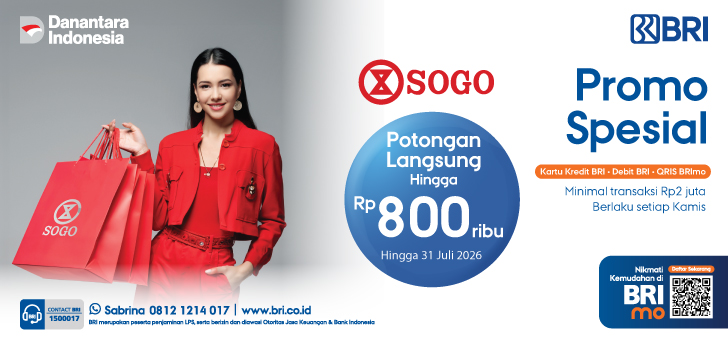 Promo Spesial Sogo Thrusday