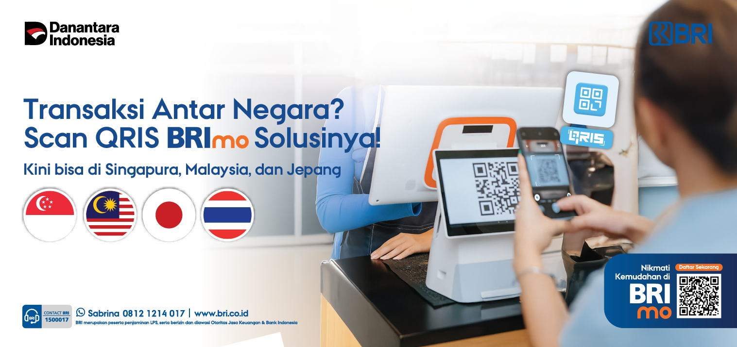 Cara Transaksi QRIS Cross-Border di Luar Negeri Lewat BRImo