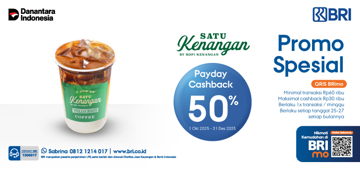Promo Spesial Satu Kenangan Payday