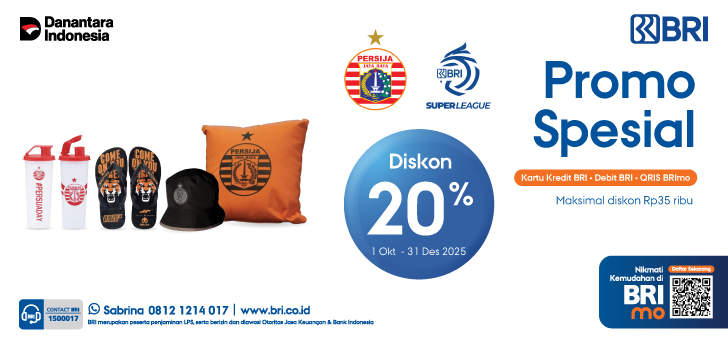 Promo Spesial Merchandise Persija