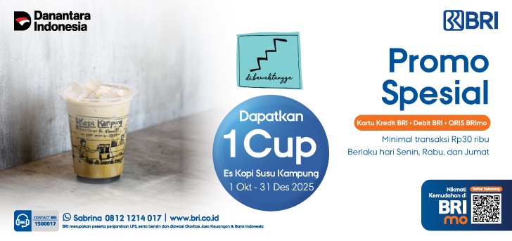 Promo Spesial Kopi Dibawah Tangga