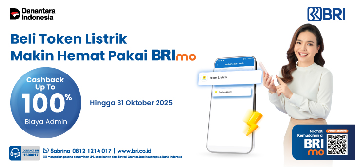 Beli Token Listrik Hemat Pakai BRImo