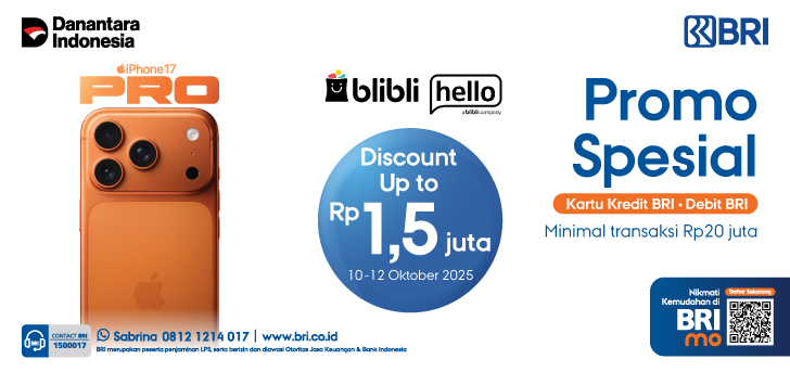 Promo Spesial Blibli Iphone 17