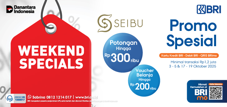Promo Spesial Seibu Weekend Deals
