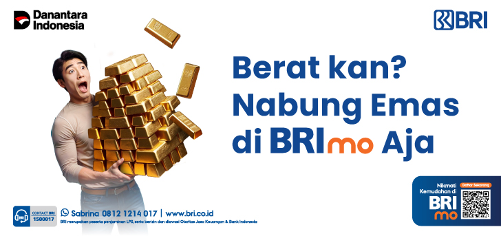 Investasi Emas di BRImo Aja