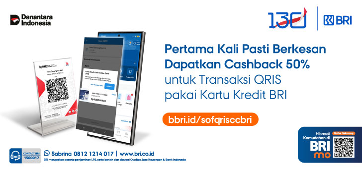 Cashback 50% QRIS