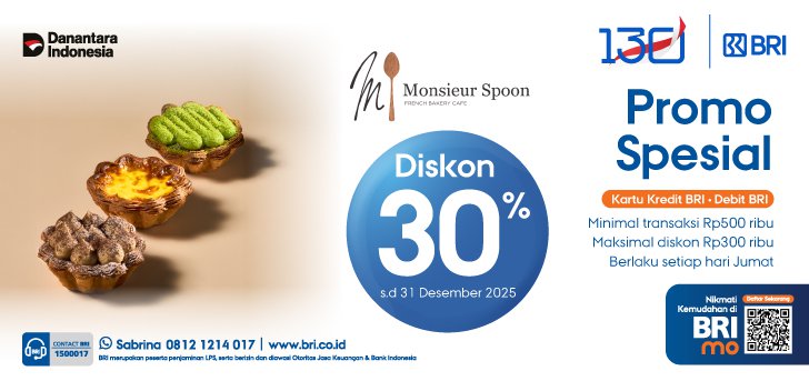 Promo Spesial Monsieur Spoon