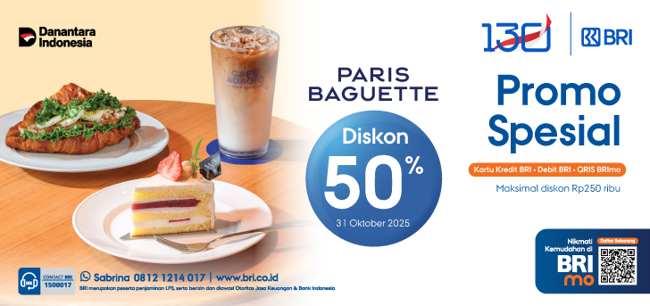 Promo Spesial Paris Baguette