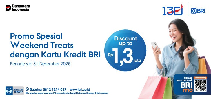 Weekend Treats Kartu Kredit BRI