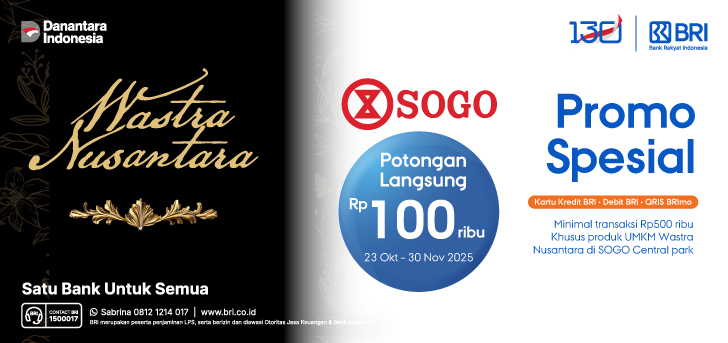 Promo Spesial Sogo Wastra Nusantara
