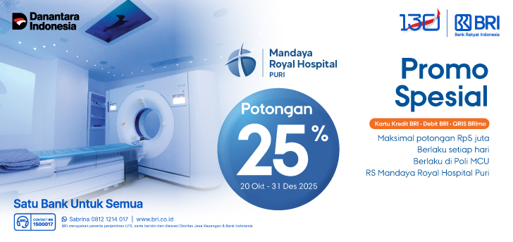 Promo Spesial Mandaya Royal Hospital Puri (Full Body Scan)