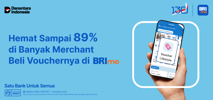 Beli Voucher di BRImo