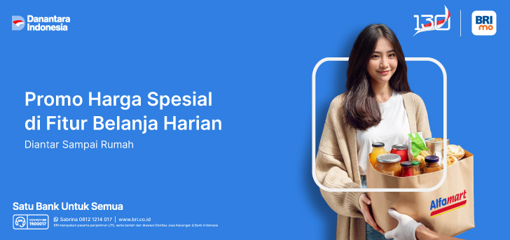 Belanja Harian di BRImo
