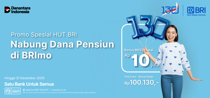 Nabung Dana Pensiun di BRImo