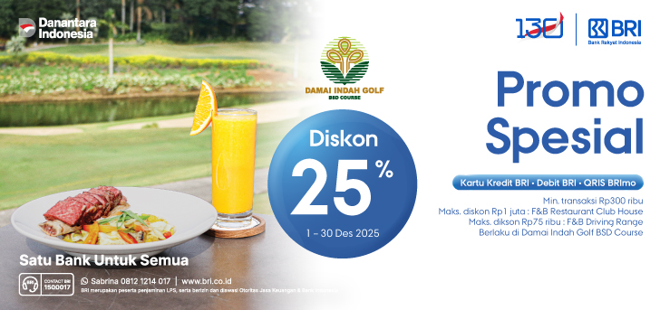 Promo Spesial Damai Indah Golf