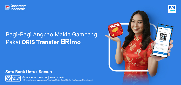 Bagi-Bagi Angpao Makin Gampang Pakai QRIS Transfer BRImo
